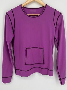 Athleta Summer Shade Rash Guard Women’s Size Small in Purple